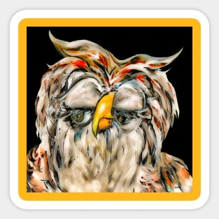 Flirtatious Owl Sticker